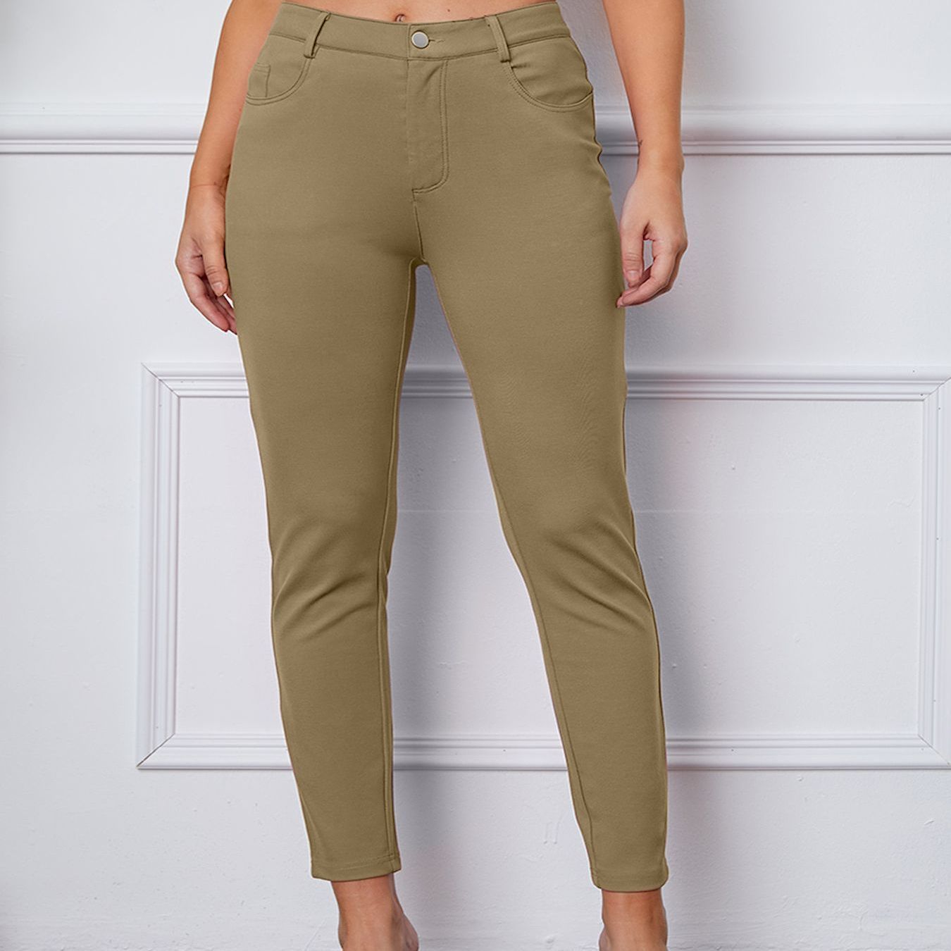 European And American High Waist Women's Stretch Leggings