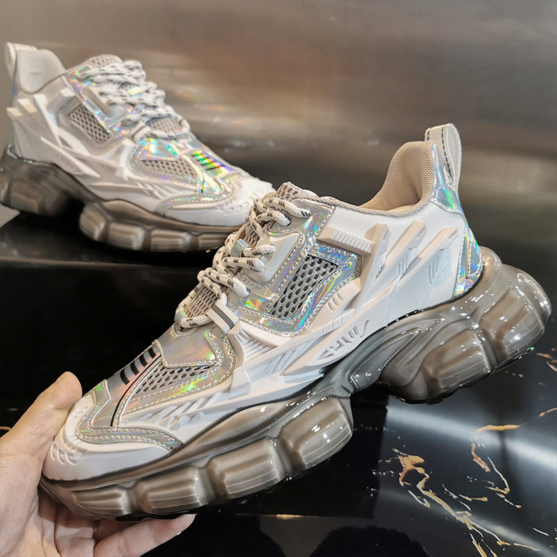 All-match Mesh Casual Sneakers Autumn Thick Sole