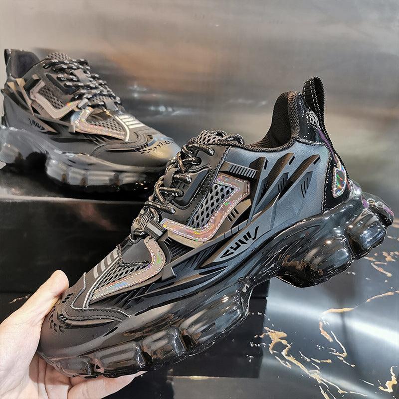 All-match Mesh Casual Sneakers Autumn Thick Sole