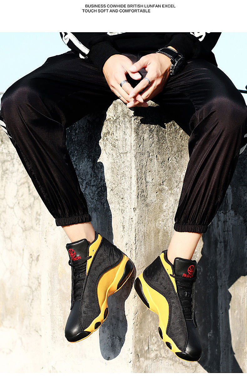 Basketball Shoes Men's Combat Boots New Casual Sports Shoes Fashion