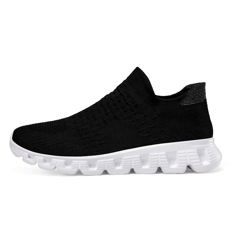 Slip-on Plus Size Flying Woven Women's Shoes