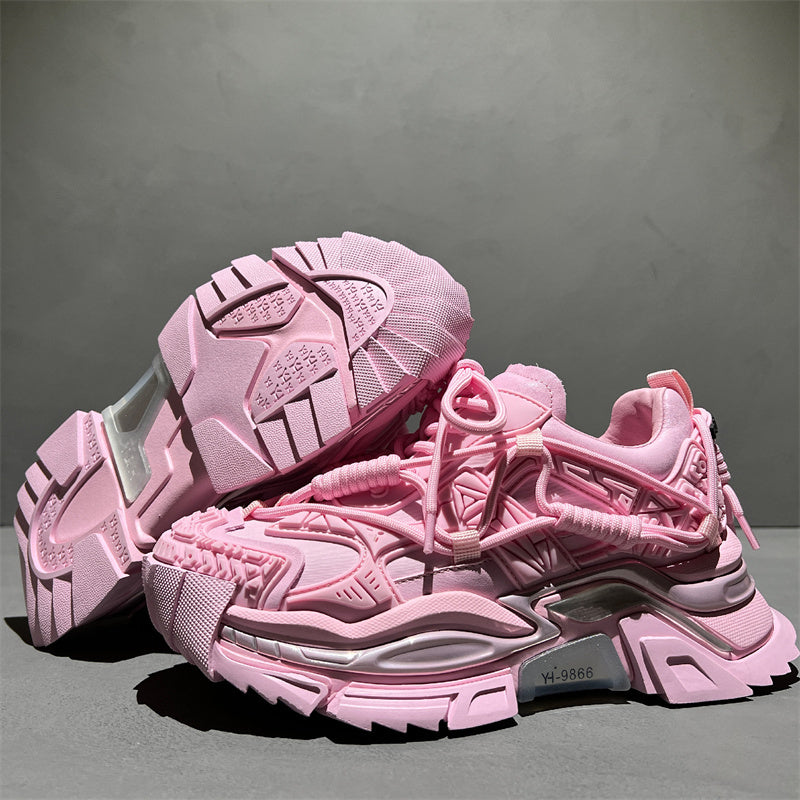 Men's Genuine Leather Niche Platform Shoes