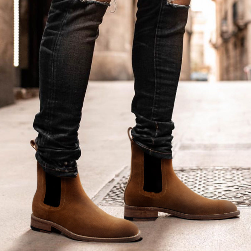 Handmade Boots Men's Genuine Leather Retro
