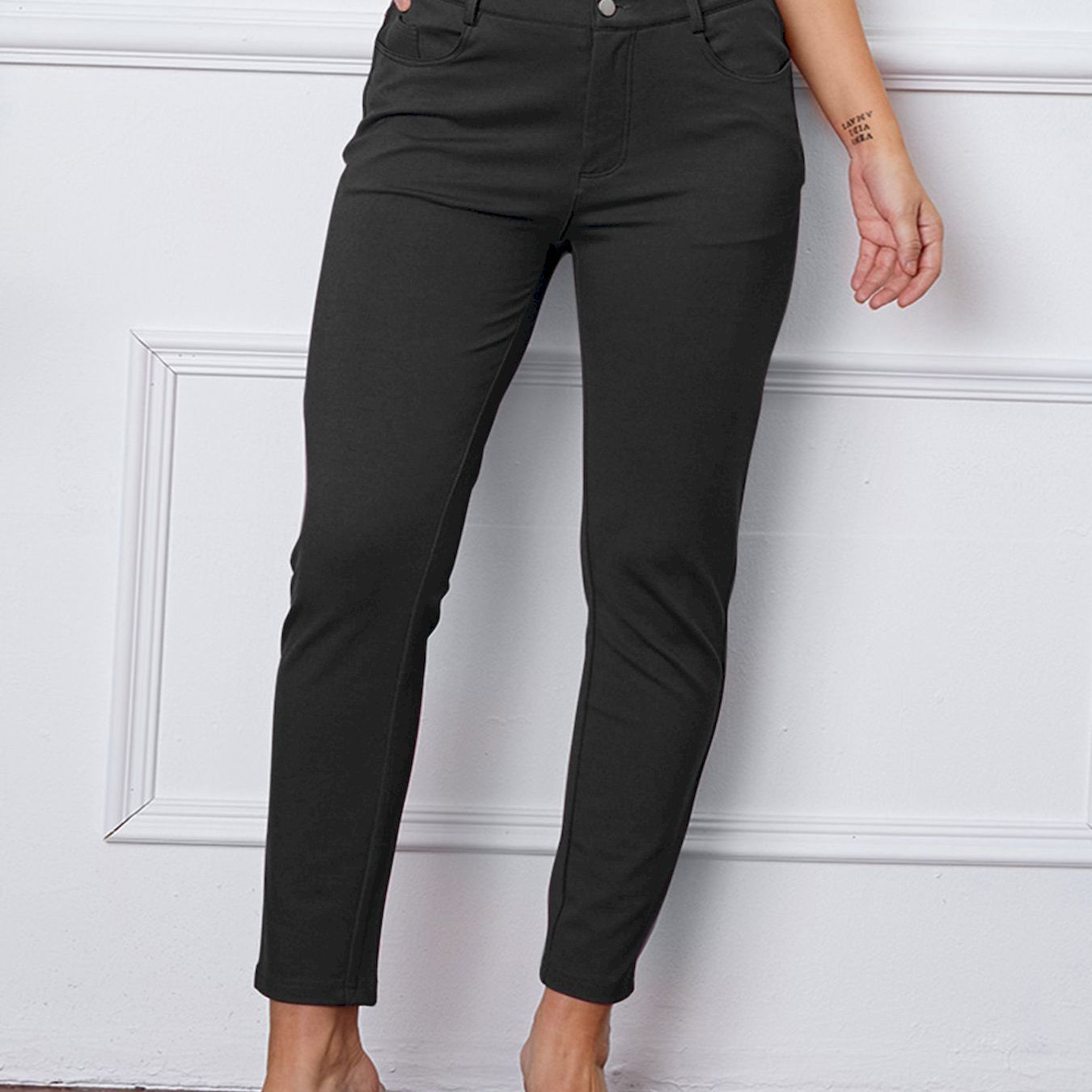 European And American High Waist Women's Stretch Leggings