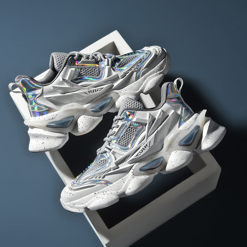 All-match Mesh Casual Sneakers Autumn Thick Sole