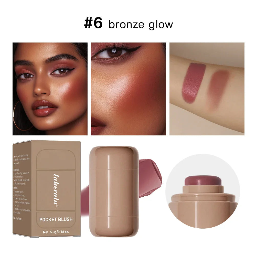 3 in 1 Blush Stick and Lip Gloss Makeup