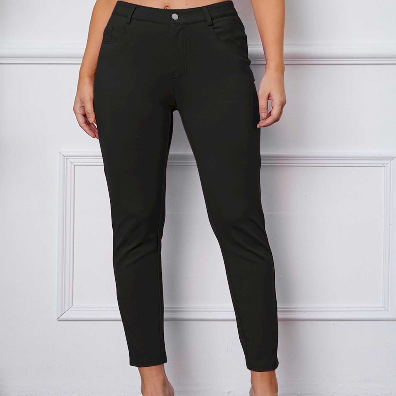 European And American High Waist Women's Stretch Leggings