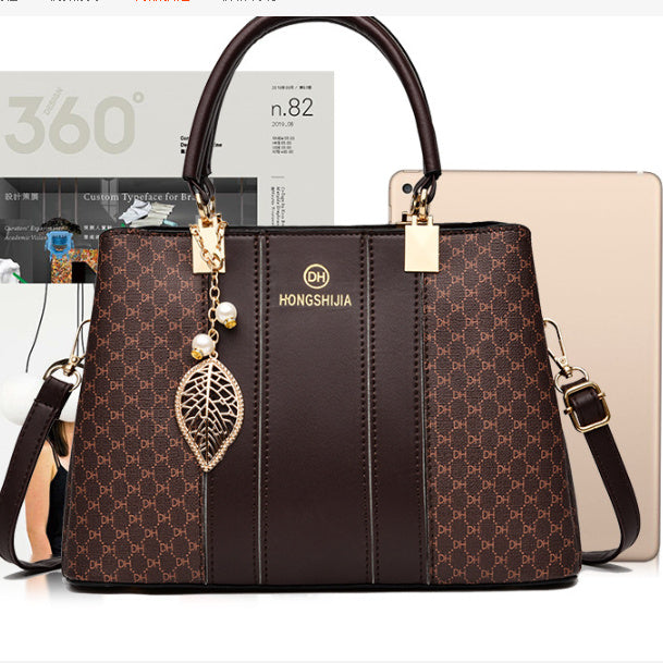 Women's Elegant Contrast Color And Versatile Crossbody Large Capacity Shoulder Handbag