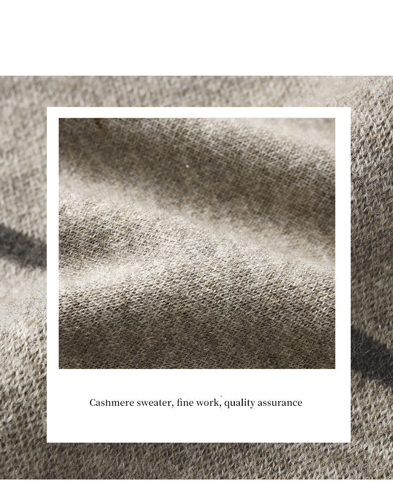 Men's Thickened Warm  Round Neck Casual Sweater