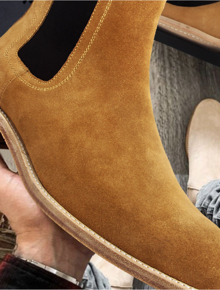 Handmade Boots Men's Genuine Leather Retro