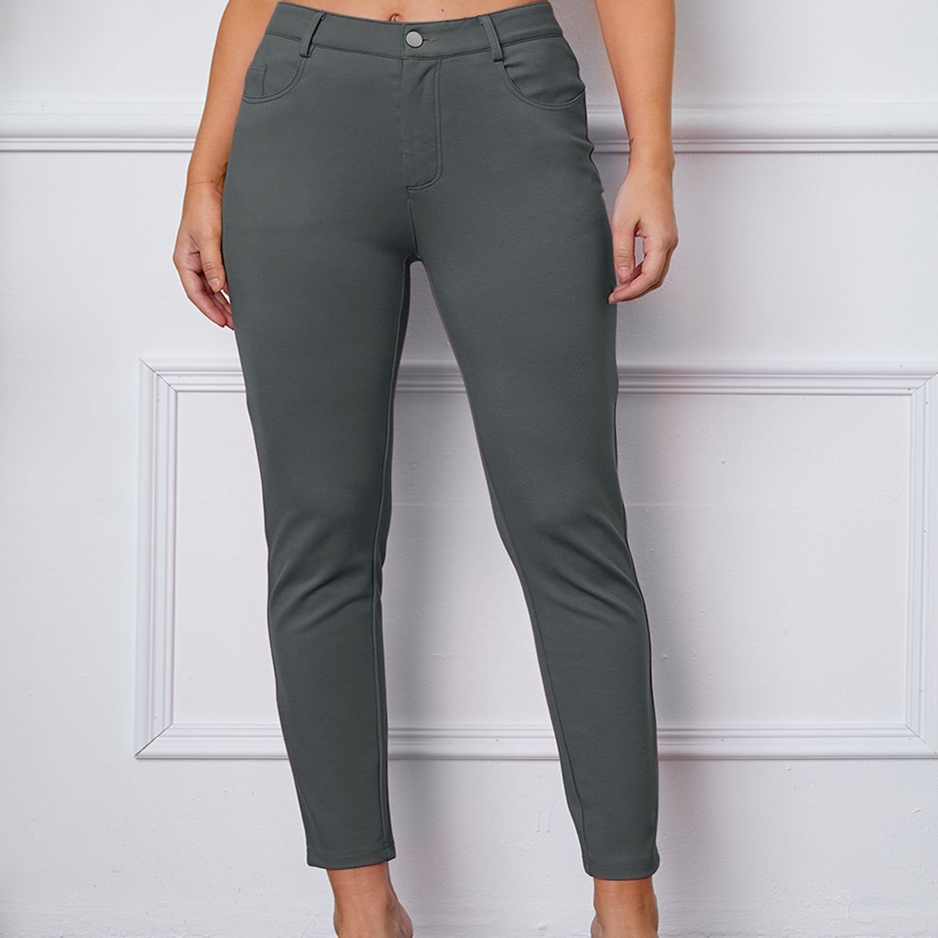 European And American High Waist Women's Stretch Leggings