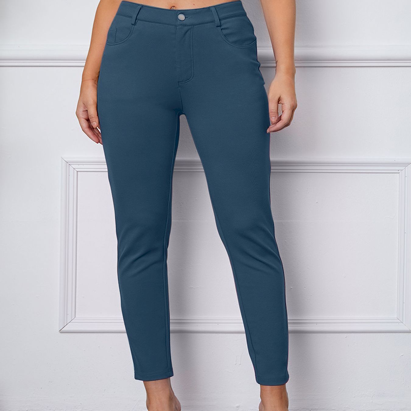 European And American High Waist Women's Stretch Leggings