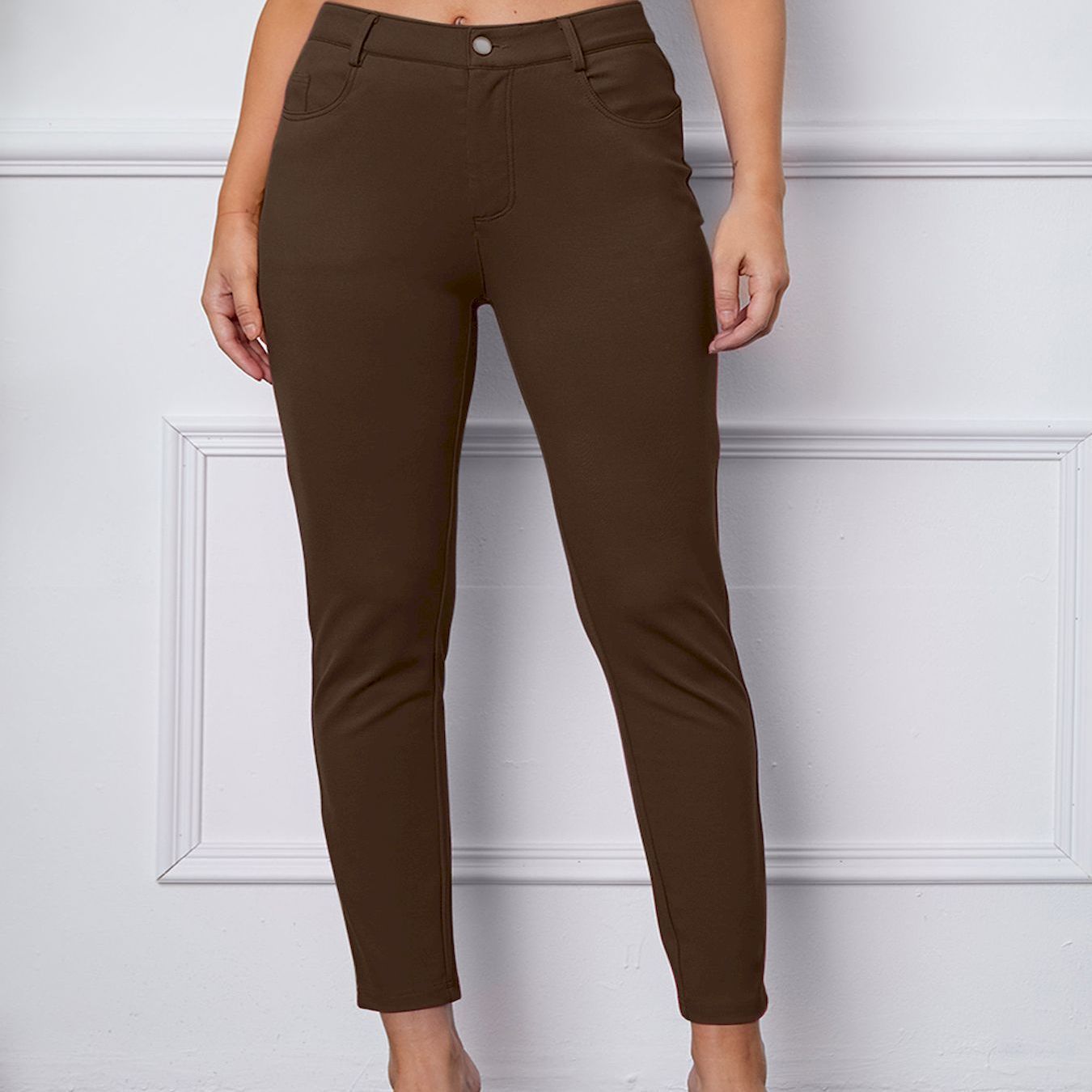 European And American High Waist Women's Stretch Leggings